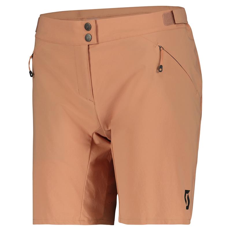 ŽENSKE KOLESARSKE HLAČE SCOTT ENDURANCE (ŠIROKE, Z VLOŽKOM, BREZ NARAMNIC)