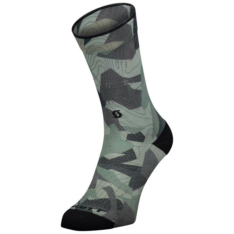 KOLESARSKE NOGAVICE SCOTT TRAIL CAMO MAP