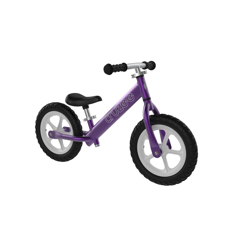 NAJLAŽJI OTROŠKI POGANJALČEK CRUZEE VIJOLA Z BELIMI OBROČI