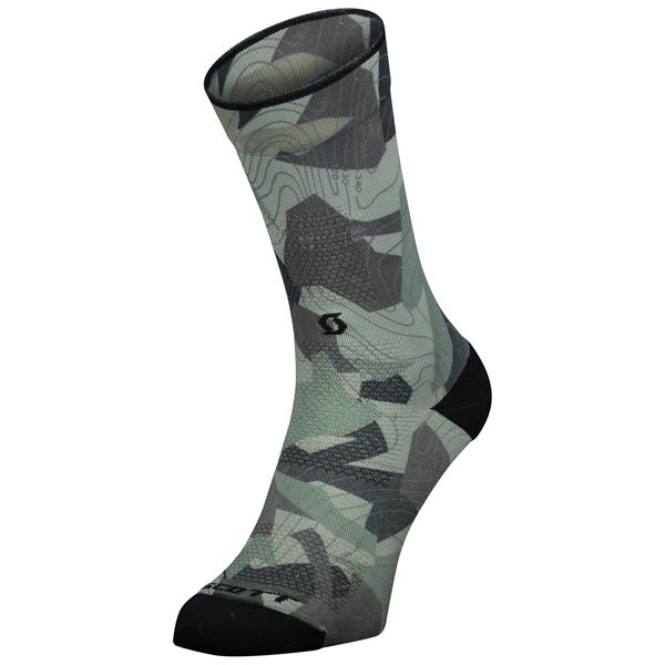 KOLESARSKE NOGAVICE SCOTT TRAIL CAMO MAP