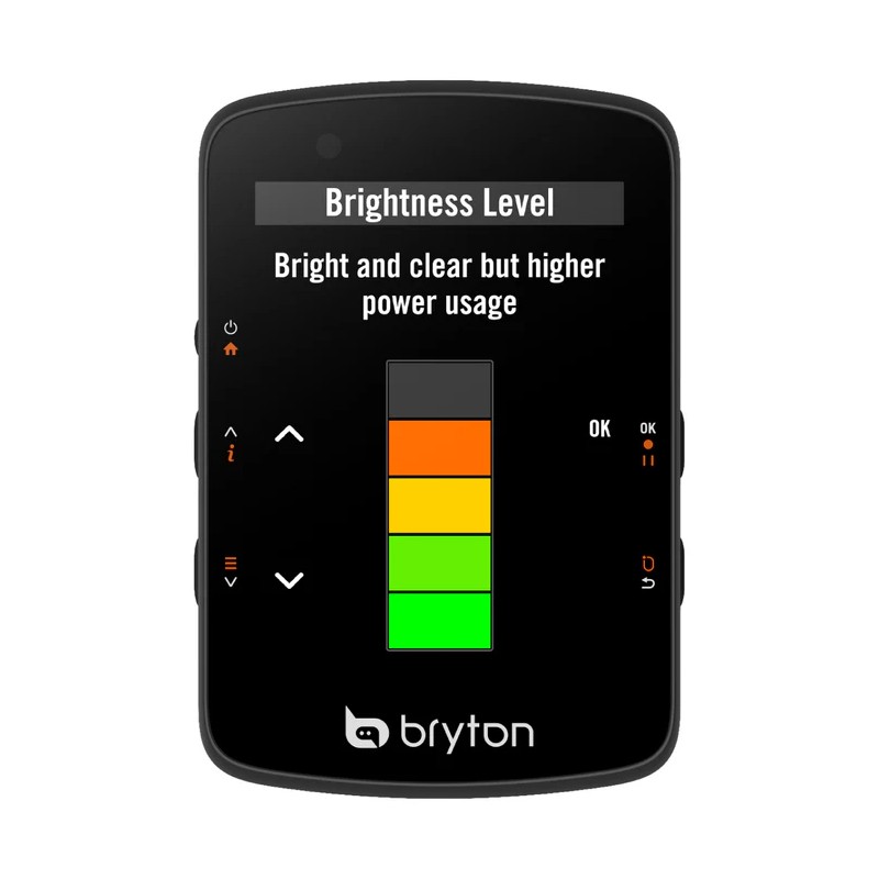 Kolesarski računalnik Bryton Rider 550 E, USB-C