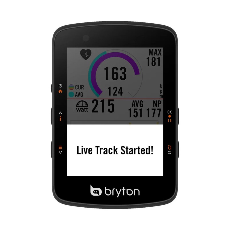 Kolesarski računalnik Bryton Rider 550 E, USB-C