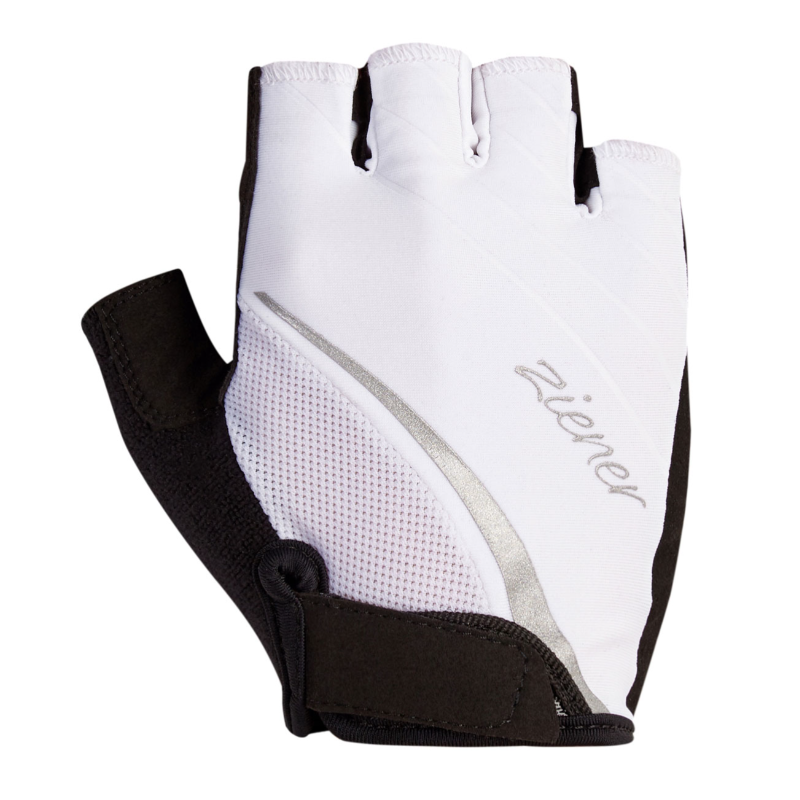 ZIENER KOLESARSKE ROKAVICE CARDA BELE