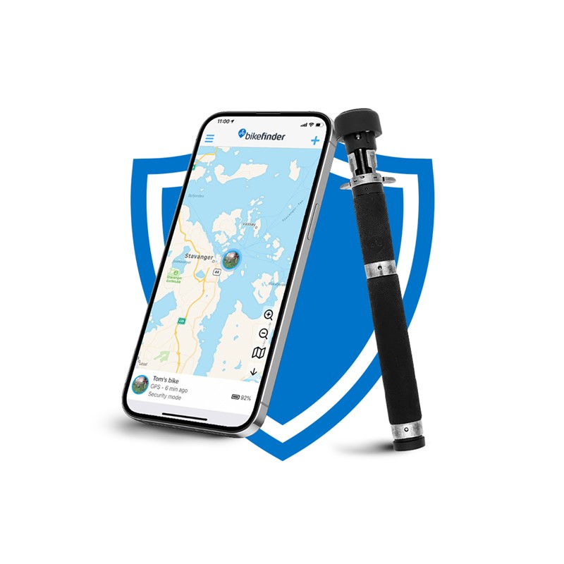 GPS sledilec BikeFinder Gen2, proti kraj