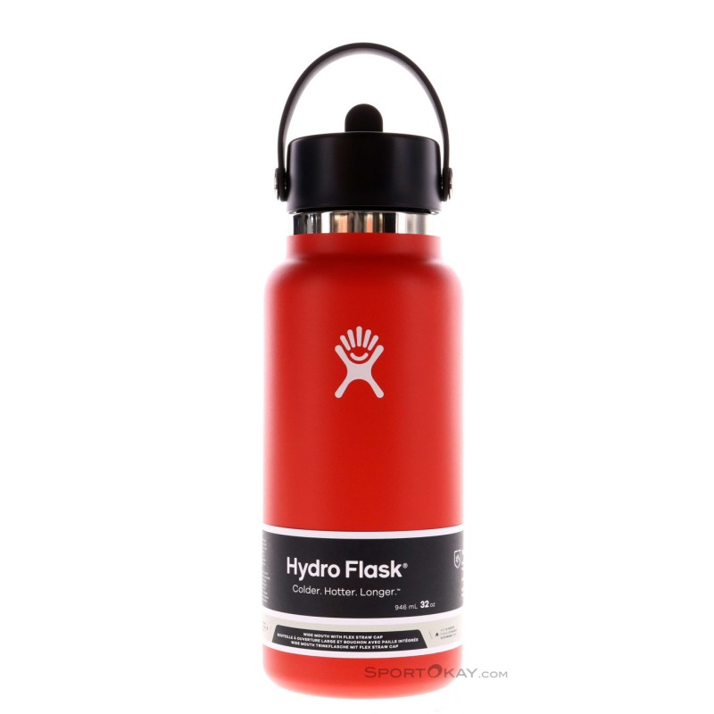 HYDRO FLASK WIDE FLEX CAP 946ML RD