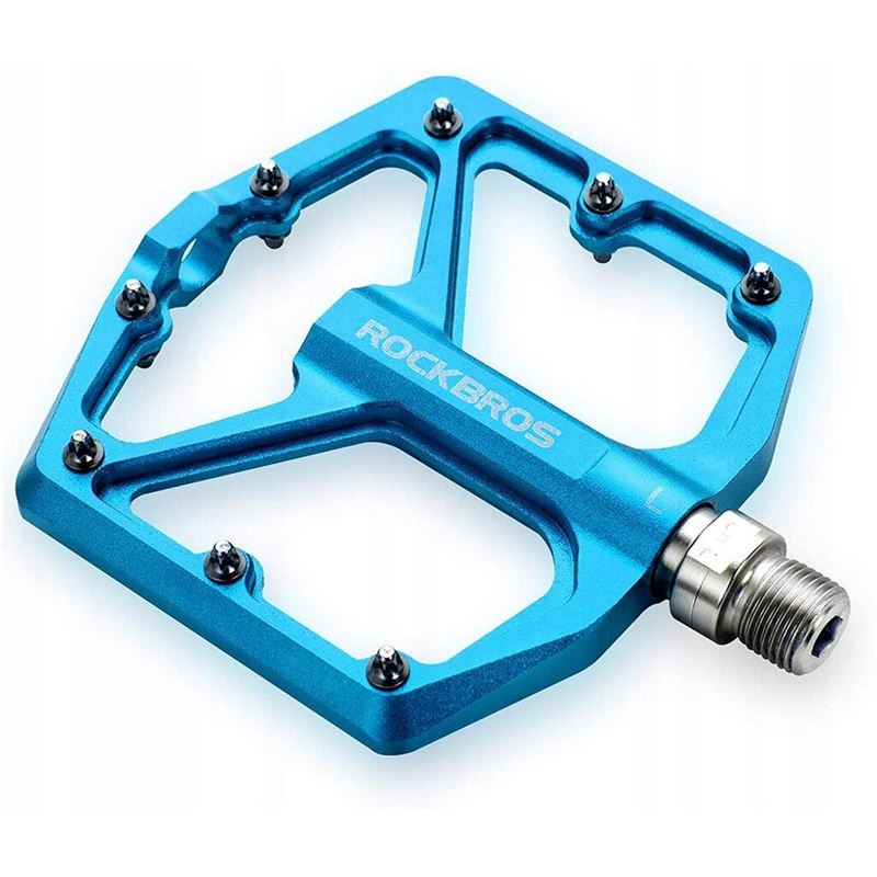 BROS PEDALA FLAT ALU MODRI
