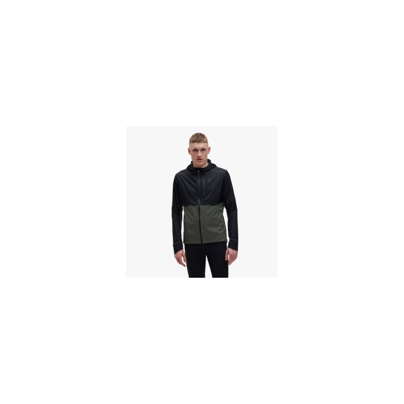 ON RUNNING WEATHER JACKET BLACK/SHADOW M