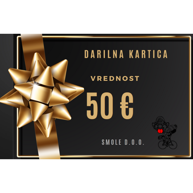 DARILNA KARTICA SPLET 50 €