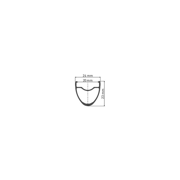 CESTNI OBROČ DT SWISS R470 23MM 28 LUKENJ