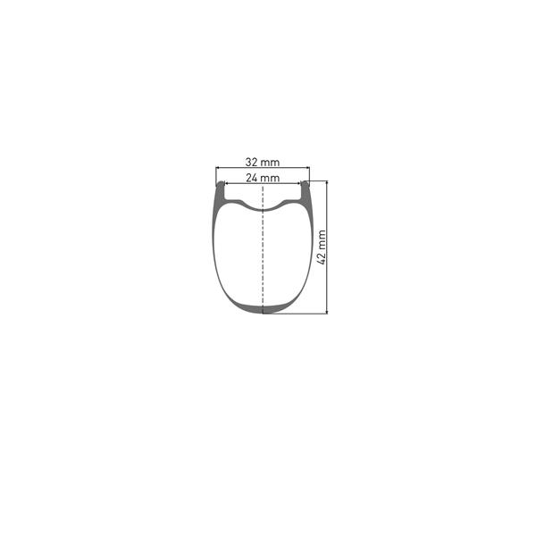 KOMPLET GRAVEL OBROČ DT SWISS GRC1400 CL 42