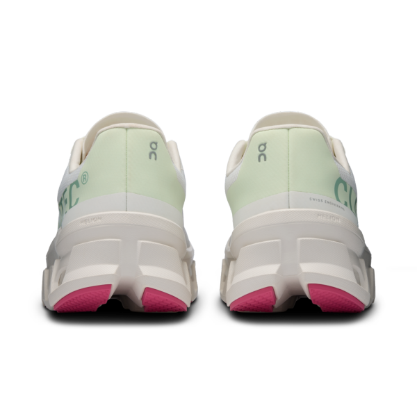 ŽENSKI TEKAŠKI COPATI ON CLOUDMONSTER WHITE/LIME