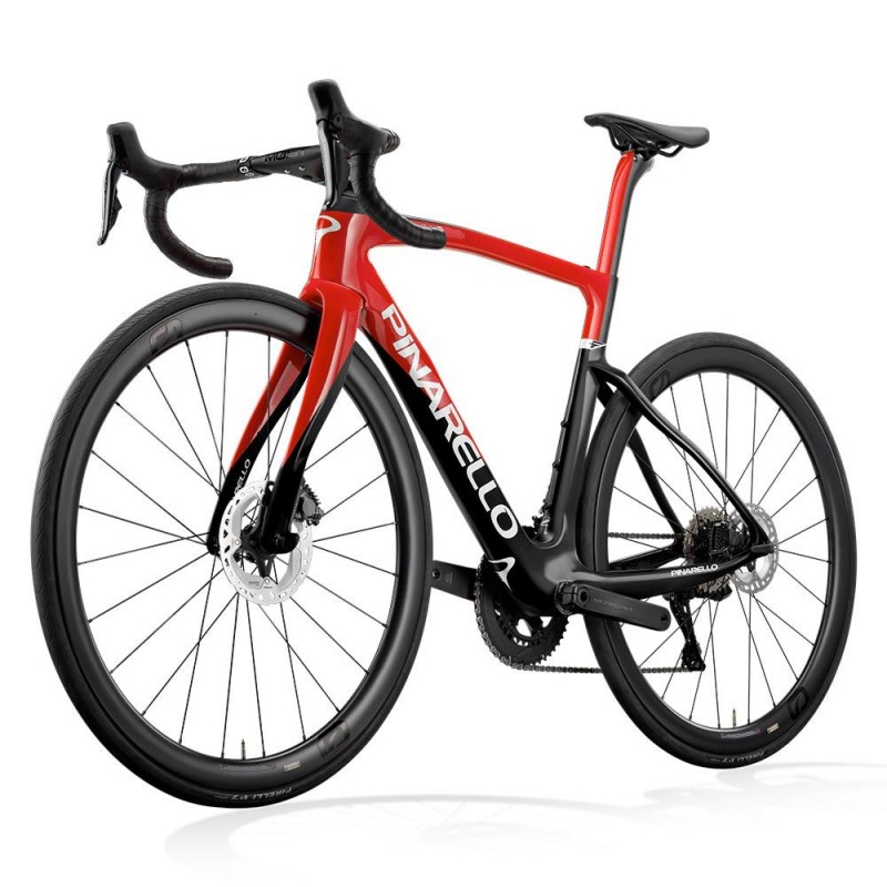 CESTNO KOLO PINARELLO F7 Disc RAZOR red SHIMANO Ultegra Di2 2x12, ultrafast